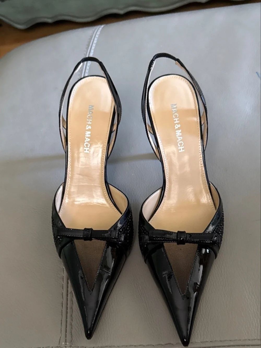 Mach & Mach Slingbacks - Picture 2 of 9